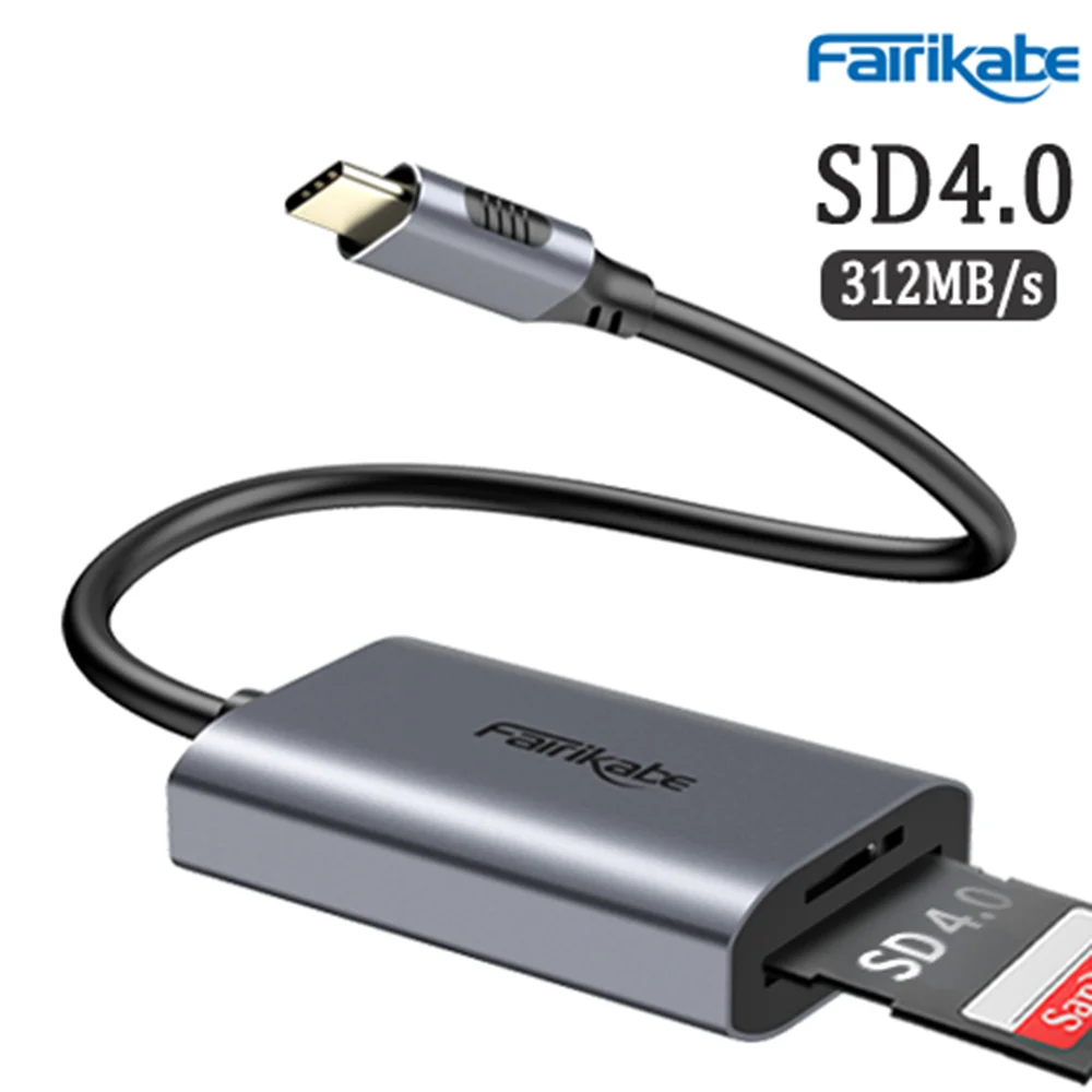 SD Card Reader 4.0 Video Capture TF to Type C Card Reader Memory Card Reader SD Tf Reader Dual Card Clots Photo Stud